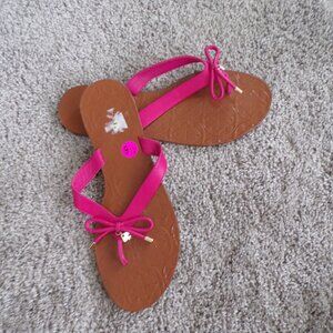 Kate Spade pink flip flops 9.5